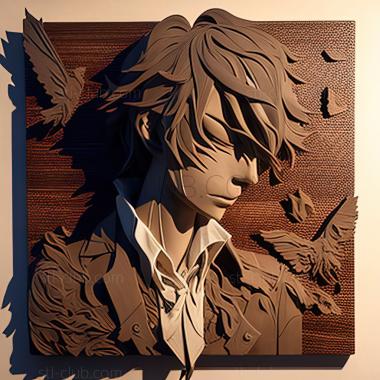 3D model Yuto Uemura from Bungo Stray Dogs (STL)